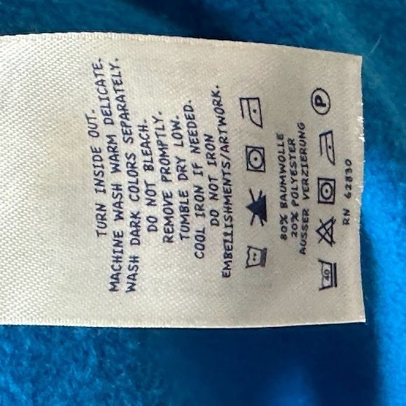 Lands' End Kids Pullover Sweater Size Large Haileys Comet Blue Long Sleeve Top - Picture 7 of 11